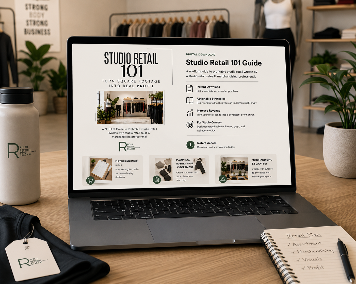 Deluxe Studio Retail 101: Strategic Retail & Wholesale Guide + Studio Retail Profit Dashboard