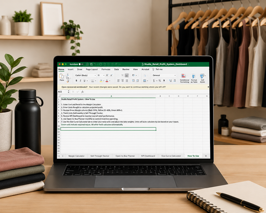 Retail Profit Dashboard (Excel System)