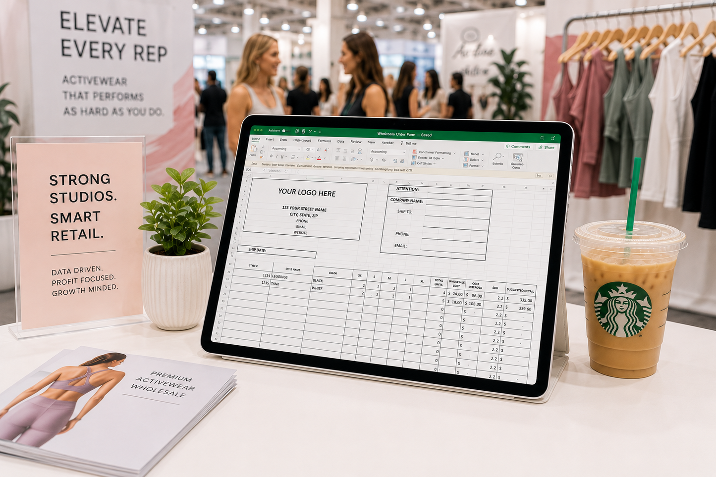 Auto Calculating Wholesale Order Form